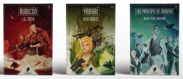 Editorial Cerbero: Rubicón, Yabarí, Los príncipes de madera