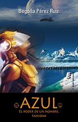 Portada Azul, el poder de un nombre. Samidak